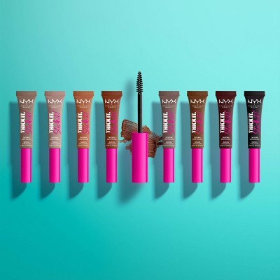 NYX Professional Makeup Thick It Stick It Brow Gel Mascara Ash Brown 0.23 fl oz - New