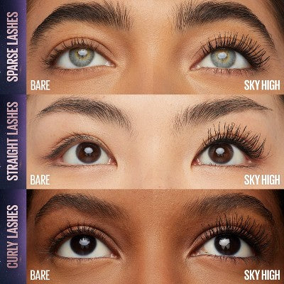 Maybelline Lash Sensational Sky High Lengthening Mascara Washable Cosmic Black 0.24 fl oz - Imperfect Box