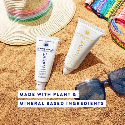 Native Mineral Face Lotion Unscented SPF 30 1.7 fl oz - Imperfect Box