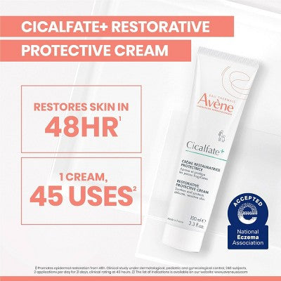 Avene Cicalfate+ Restorative Protective Skin Barrier Face Cream 1.3 oz - Imperfect Box