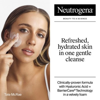 Neutrogena Hydro Boost Hydrating Facial Cleanser and Makeup Remover; Hyaluronic Acid 7.8 fl oz - New
