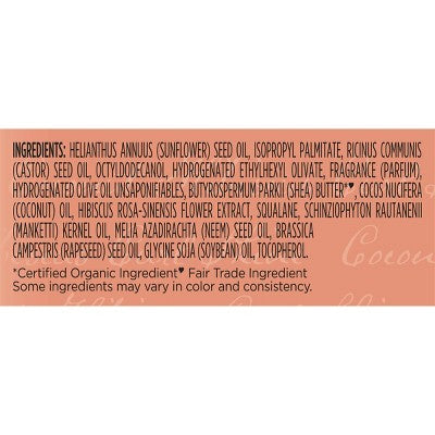 SheaMoisture Coconut and Hibiscus Smooth + Shine Hair Oil 3.3 fl oz - New