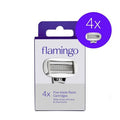 Flamingo Women's Razor Blade Refills 5-Blade Refill Cartridges 4ct - Imperfect Box
