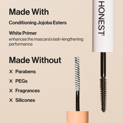 Honest Beauty Extreme Length 2-in-1 Mascara and Lash Primer 0.27 fl oz - Imperfect Box
