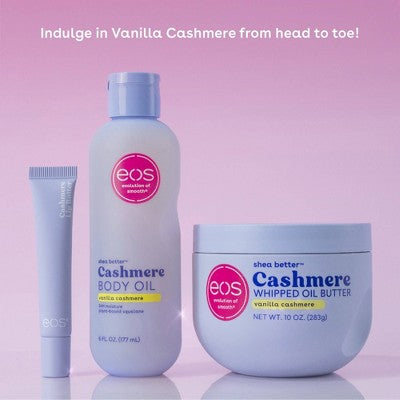 eos Shea Better Cashmere Body Oil Vanilla 6 fl oz - Missing Lid