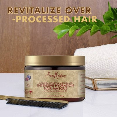 SheaMoisture Manuka Honey & Mafura Hair Oil Intensive Hydration Hair Mask 11.5oz - New