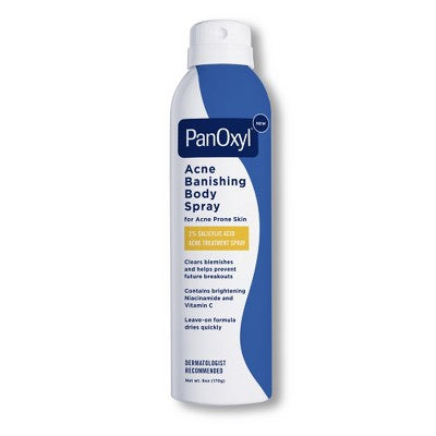 PanOxyl Acne Banishing Body Spray 2% Salicylic Acid 6oz - Imperfect Container