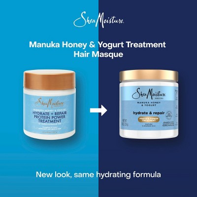 SheaMoisture Manuka Honey & Yogurt Hydrate + Repair Hair Mask 8oz - New
