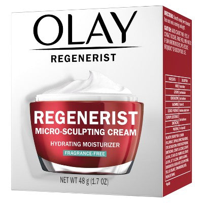 Olay Regenerist Face Moisturizer Micro-Sculpting Cream Fragrance Free 1.7oz - Missing Box