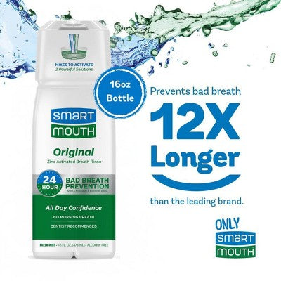 SmartMouth Original Mouth Wash 16 fl oz - Imperfect Container