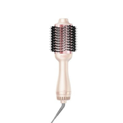 TYMO Volumizer Hot Air Brush Hair Dryer Champagne Pink - New