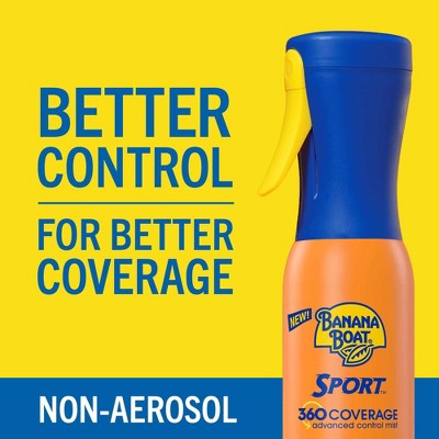 Banana Boat Sport 360 Advanced Mist Sunscreen Sprayer SPF50 5.5oz - Imperfect Container