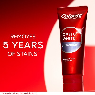 Colgate Optic White Whitening Toothpaste Sparkling White 3.2oz/3pk - Missing Box
