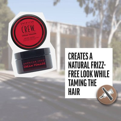 American Crew Men's Light Hold and Low Shine Hair Styling Cream Pomade 3oz - New