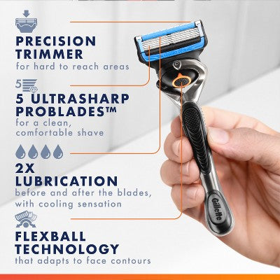 Gillette ProGlide Chill Razor Refills for Men 8 Blade Refills - New