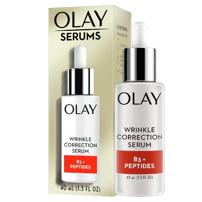 Olay Wrinkle Correction Serum Vitamin B3 + Collagen Peptides 1.3 fl oz - New