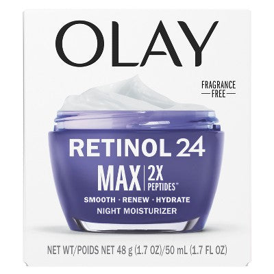 Olay Regenerist Retinol 24 Max Night Face Cream Moisturizer 1.7oz - Missing Box