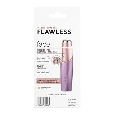 Finishing Touch Flawless Facial Hair Remover Electric Razor for Women - Missing Box