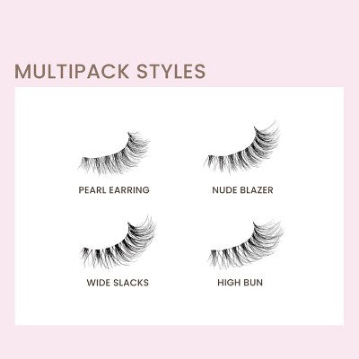 KISS Products The New Natural False Eyelashes Pearl Earring 4ct - Imperfect Box