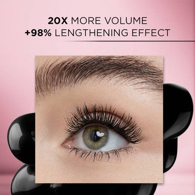 L'Oreal Paris Voluminous Lash Paradise Mascara Washable Black 0.28 fl oz - Imperfect Box