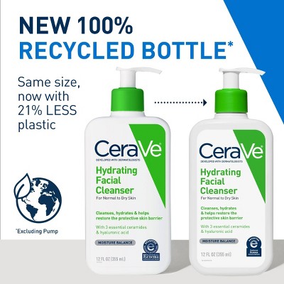CeraVe Hydrating Face Wash-Hyaluronic Acid and Glycerin 12 fl oz - New