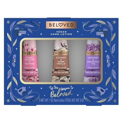 Beloved Hand Lotion Variety Gift Set 3ct - Imperfect Box