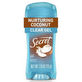 Secret Fresh Clear Gel Antiperspirant & Deodorant Coconut Scent 2.6oz - New