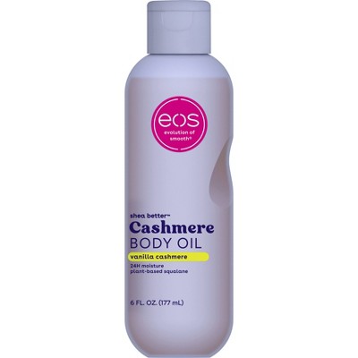 eos Shea Better Cashmere Body Oil Vanilla 6 fl oz - Imperfect Container