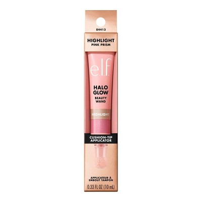 e.l.f. Halo Glow Highlight Beauty Wand Pink Prism 0.33 fl oz - Imperfect Box