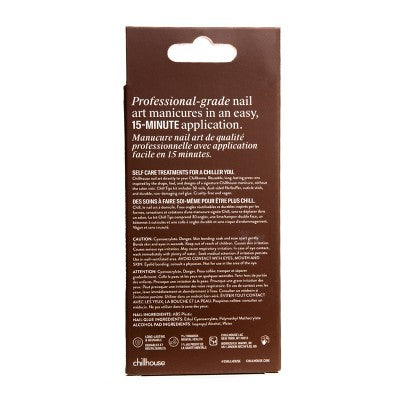 Chillhouse Chill Tips Fake Nails Design Studio Rebel in a Dress 24ct - Imperfect Box