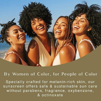 Black Girl Sunscreen Broad Spectrum Infused with Jojoba Oil SPF 30 3 fl oz - Imperfect Container