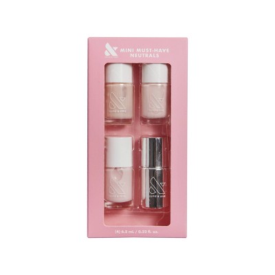 Olive & June Mini Neutrals Nail Polish Set 4ct - New