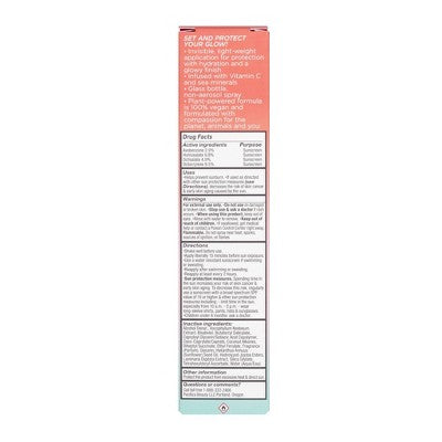 Pacifica Glow Baby Brightening Setting Mist SPF 45 1.7 fl oz - Missing Box