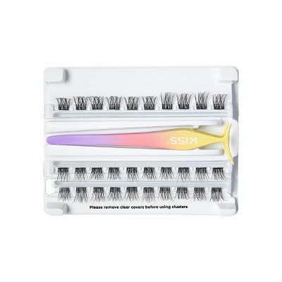 KISS imPRESS Press-On Self Adhesive Eyelashes Natural & Wispy 50ct - Imperfect Box