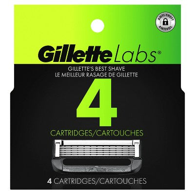 Gillette Razor Blade Refills Compatible with Exfoliating Bar and Heated Razor 4ct - Missing Box