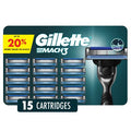 Gillette Mach3 Men's Razor Blade Refills 15ct - Imperfect Box