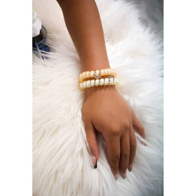 TELETIES For the Love of Nudes Large Hair Ties 3pc - Imperfect Box
