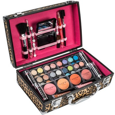 SHANY Makeup Train Case Aluminum Makeup Set Leopard - New