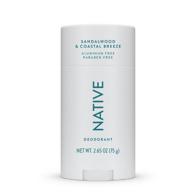Native Limited Edition Fall Getaway Deodorant Sandalwood & Coastal Breeze 2.65oz - Imperfect Container