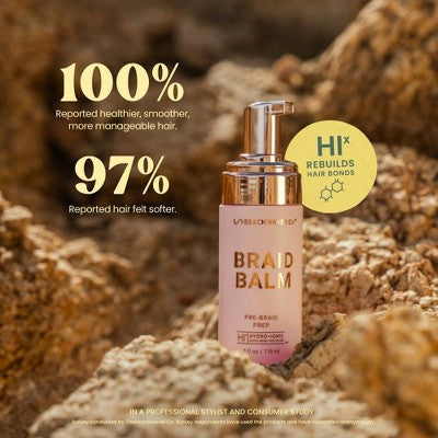 BEACHWAVER Co. Braid Balm Pre Braid Prep 4oz - New