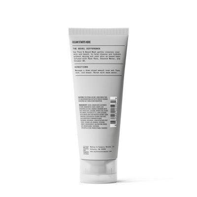 Bevel Men's Face Wash Tea Tree Oil Coconut & Vitamin B3 4 fl oz - Imperfect Container