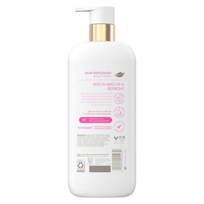 Dove Beauty Serum Body Wash with 2% Niacinamide and BHA Refining Serum Skin Replenish 18.5 fl oz - New