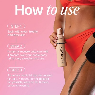 Bali Body Ultra Dark Self Tanning Mousse 6.7 fl oz - New
