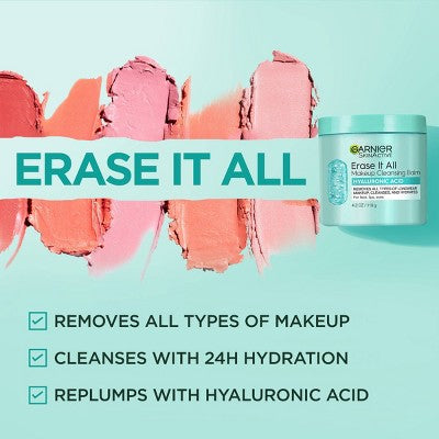 Garnier Makeup Cleansing Balm Hyaluronic Acid 4.2oz - New