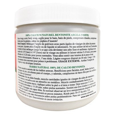 Aztec Secret Indian Healing Clay Deep Pore Cleansing Face & Body Mask, Natural Calcium Bentonite Clay 15.5oz - New