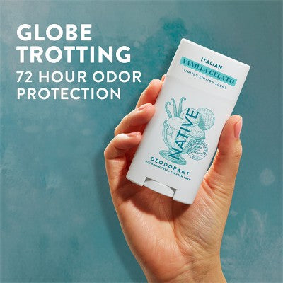 Native Passport Limited Edition Global Flavors Deodorant Italian Vanilla Gelato 2.65 fl oz - Imperfect Container