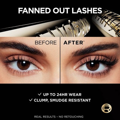 L'Oreal Paris Voluminous Panorama Volumizing and Lengthening Mascara 701 Blackest Black 0.33 fl oz - Imperfect Box
