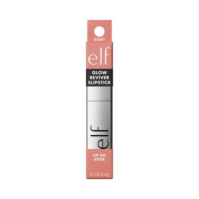 e.l.f. Glow Reviver Slipstick Rose Latte 0.11oz - Imperfect Box