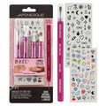 JAPONESQUE Nailed It! Art Kit. Inked By Dani Nail Art Tattoos 6pc - New