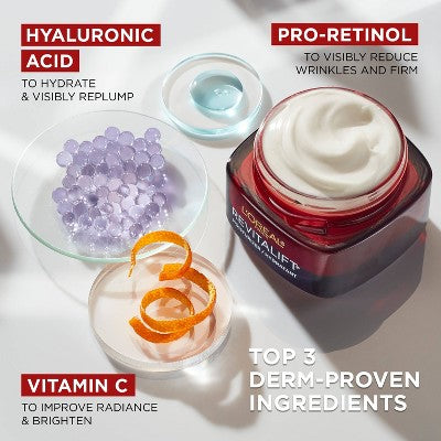 L'Oreal Paris Revitalift Triple Power Anti-Aging Face Moisturizer 1.7oz - New